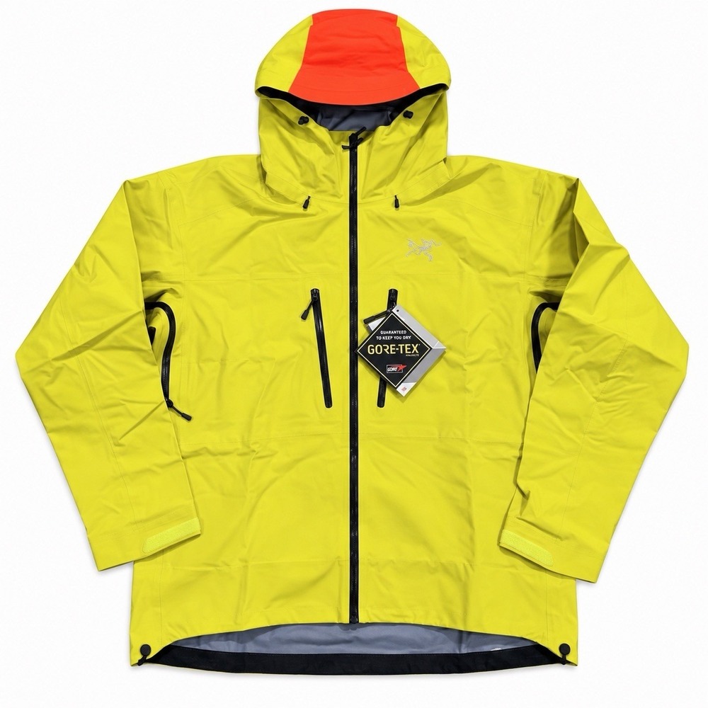Arc'teryx Alpine Guide Jacket Mens 3XL Gore-Tex Pro Viper Yellow 25482 Shell NWT